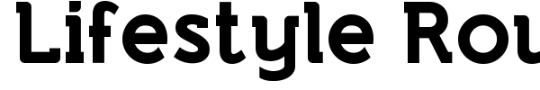 Lifestyle Rounded M54 font preview